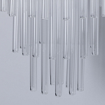 Бра с круглым основанием и длинными прозрачныи стеклянными трубками Nembus варинант исполнения - 7 | Loft Concept в Екатеринбурге