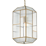 Подвесной светильник с рельефным стеклом Embossed Glass варинант исполнения - 2 | Loft Concept в Екатеринбурге