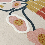 Подушка с цветочным принтом Blooming Elegance Rose варинант исполнения - 2 | Loft Concept в Екатеринбурге