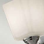 Бра для ванных комнат с белым матовым плафоном квадратной формы на основании цвета хром Feiss варинант исполнения - 5 | Loft Concept в Екатеринбурге