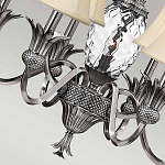 Люстра с 7-ю кремовыми текстильными абажурами Hinkley варинант исполнения - 6 | Loft Concept в Екатеринбурге