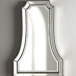 Зеркало в серебристой фигурной раме Silver Reflection варинант исполнения - 3 | Loft Concept в Екатеринбурге