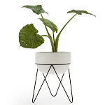 Кашпо Elevated Planters Luna 54 белое варинант исполнения - 2 | Loft Concept в Екатеринбурге