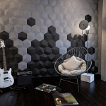 Гипсовая 3D панель с принтографией PM-30 варинант исполнения - 7 | Loft Concept в Екатеринбурге