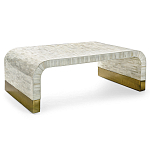 Стол журнальный Белый  BONE INLAY SIDE TABLE-Cream варинант исполнения - 4 | Loft Concept в Екатеринбурге