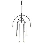 Люстра подвесная с дугообразными изогнутыми элементами Luke Lampco Tracer Lamp варинант исполнения - 2 | Loft Concept в Екатеринбурге