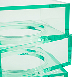 Стол журнальный в форме кубов Acrylic Furniture Lumina Mint Breeze варинант исполнения - 3 | Loft Concept в Екатеринбурге