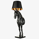 Horse Statue Floor Lamp Большой светильник Черная Лошадь варинант исполнения - 6 | Loft Concept в Екатеринбурге