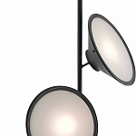 Торшер черный с 2-мя большими лампами Black Diffusers варинант исполнения - 1 | Loft Concept в Екатеринбурге
