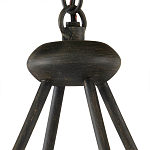 Люстра круглая с литыми стеклянными дисками Olympe Glass Chandelier варинант исполнения - 3 | Loft Concept в Екатеринбурге