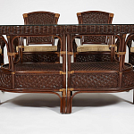 Комплект обеденный из ротанга Eloise grand варинант исполнения - 11 | Loft Concept в Екатеринбурге