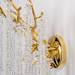 Бра золотого цвета с ветвями и хрустальными подвесками FAIRYTREE Light варинант исполнения - 7 | Loft Concept в Екатеринбурге