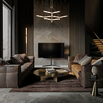 Люстра с геометрической конструкцией из вытянутых цилиндрических плафонов Hex Scaffold  варинант исполнения - 13 | Loft Concept в Екатеринбурге