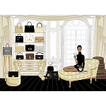 Megan Hess The Bag варинант исполнения - 2 | Loft Concept в Екатеринбурге