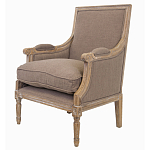 Кресло William Classical Armchair brown flax варинант исполнения - 3 | Loft Concept в Екатеринбурге