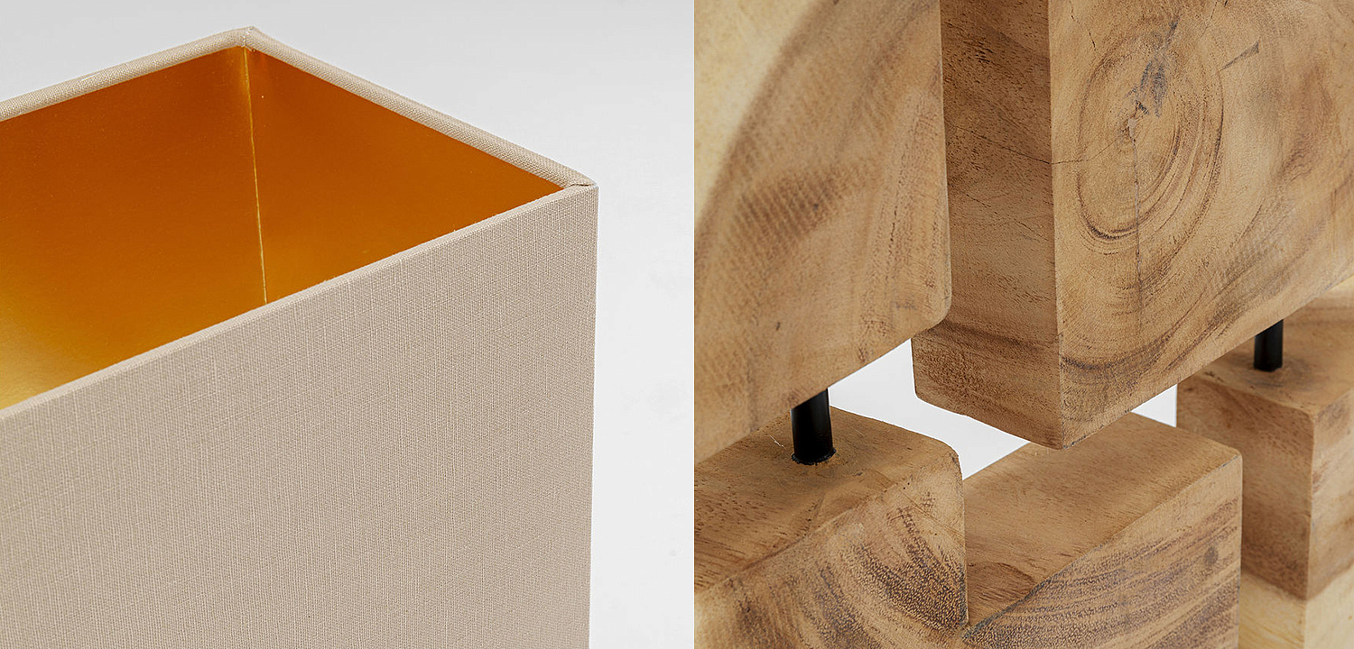 Настольная лампа Saw Cut Acacia - Loft-Concept в Екатеринбурге