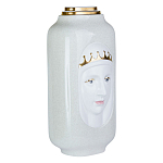 Ваза с золотисто-белыми фрагментами Faces of Imagination варинант исполнения - 1 | Loft Concept в Екатеринбурге