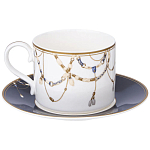 Чайный набор из фарфора с изображением лошадей на 6 персон 12 предметов Porcelain Horse Set   варинант исполнения - 2 | Loft Concept в Екатеринбурге