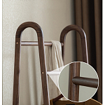 Вешалка деревянная с 2- мя ящиками Moon Walnut Furniture варинант исполнения - 6 | Loft Concept в Екатеринбурге