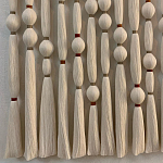 Панно на стену из хлопковых нитей White Morse Wall Hanging  варинант исполнения - 1 | Loft Concept в Екатеринбурге