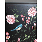 Комод деревянный Tits on flowers варинант исполнения - 8 | Loft Concept в Екатеринбурге