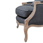 Кресло Ava Classical Armchair graphite flax варинант исполнения - 5 | Loft Concept в Екатеринбурге