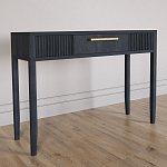 Элегантная Консоль Primo с выдвижным ящиком Черный дуб варинант исполнения - 2 | Loft Concept в Екатеринбурге