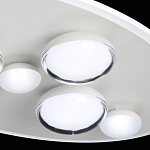 Потолочный светильник овальной формы белого цвета с 7-ю лампами Lunar Pebbles варинант исполнения - 8 | Loft Concept в Екатеринбурге