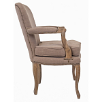 Кресло Aubrey Classical Armchair brown flax варинант исполнения - 1 | Loft Concept в Екатеринбурге