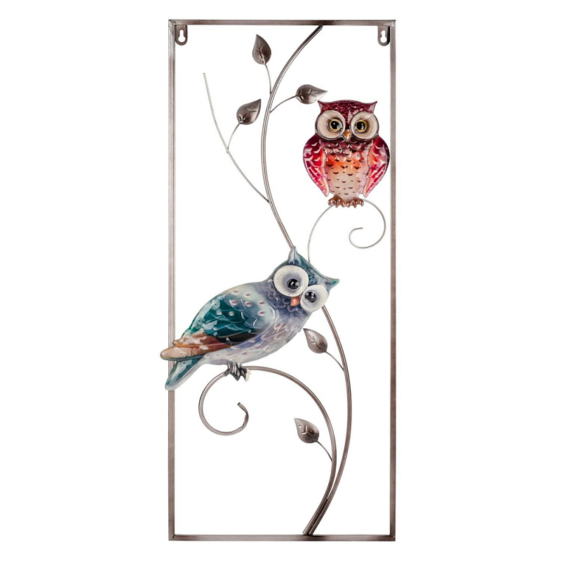 Аксессуар настенный из металла Blank Space Owls Мульти в Екатеринбурге | Loft Concept 