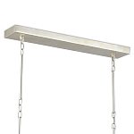 Люстра серебряная из пересекающихся прямоугольных элементов Intersecting Rectangles варинант исполнения - 3 | Loft Concept в Екатеринбурге