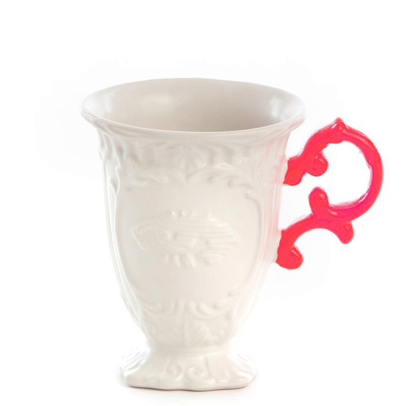 Кружка Seletti I-Mug Fuchsia Белый Фуксия в Екатеринбурге | Loft Concept 