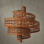 Люстра фактурная в виде спирали Enveloping Art варинант исполнения - 4 | Loft Concept в Екатеринбурге