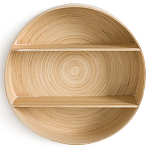 Полка настенная из бамбука Zenara варинант исполнения - 1 | Loft Concept в Екатеринбурге