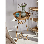 Столик приставной на фигурном подножии Magnificent Century варинант исполнения - 5 | Loft Concept в Екатеринбурге