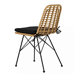 Стул с ротанговым плетением Wicker Stool без подлокотников варинант исполнения - 3 | Loft Concept в Екатеринбурге