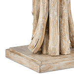 Настольная лампа с каркасом в виде веток деревьев с абажуром из ткани Natural Driftwood варинант исполнения - 2 | Loft Concept в Екатеринбурге