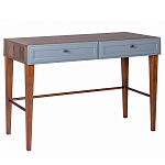 Стол письменный из массива бука с 2-мя ящиками серый Wenge Light варинант исполнения - 1 | Loft Concept в Екатеринбурге