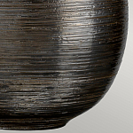 Настольная лампа с круглым фарфоровым основанием ручной работы с покрытием глазурью и белым абажуром из искусственного шелка Elstead Lighting варинант исполнения - 5 | Loft Concept в Екатеринбурге