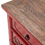 Деревянная ТВ-тумба в китайском стиле с 5-ю выдвижными ящиками Chinese TV Stand Red варинант исполнения - 3 | Loft Concept в Екатеринбурге