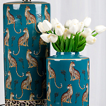 Ваза фарфоровая с крышкой Leopard Ccollection варинант исполнения - 4 | Loft Concept в Екатеринбурге