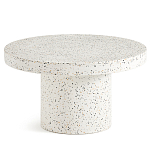 Стол журнальный из бетона с заполнителем из мраморной крошки Terrazzo варинант исполнения - 1 | Loft Concept в Екатеринбурге