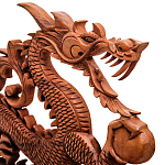 Панно из дерева дракон Panel With Animals варинант исполнения - 2 | Loft Concept в Екатеринбурге