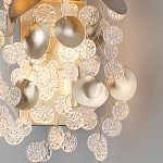 Бра с декоративными подвесками из прозрачного стекла в форме монеток FAIRYTREE Light варинант исполнения - 4 | Loft Concept в Екатеринбурге