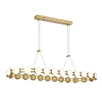 Люстра овальная с круглыми светодиодными источниками света Maxine Light варинант исполнения - 1 | Loft Concept в Екатеринбурге