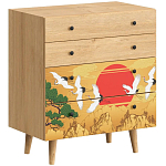 Комод с принтом на ящиках Elise Chest of Drawers варинант исполнения - 16 | Loft Concept в Екатеринбурге