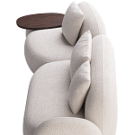 Модульный Диван Orus с овальным столиком  варинант исполнения - 5 | Loft Concept в Екатеринбурге