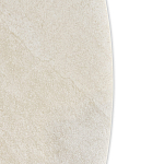 Стол обеденный с круглой столешницей из керамики на четырех черных ножках Sand Ceramics варинант исполнения - 3 | Loft Concept в Екатеринбурге