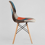 Стул с обивкой в технике пэчворк DSW варинант исполнения - 3 | Loft Concept в Екатеринбурге