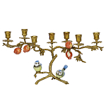 Бронзовый подсвечник на 7 свечей Eden Garden варинант исполнения - 1 | Loft Concept в Екатеринбурге